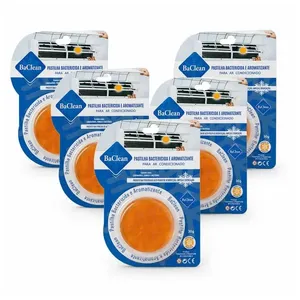 Kit com 5 Pastilhas Bactericida Aromatizante para Ar Condicionado Afrodite