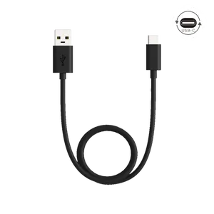 Cabo de dados e carga USB-A para USB-C de 1 Metro Preto