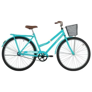 Bicicleta Urbana Paradise Aro 26 Quadro Aço 1 Marcha Freio Contra Pedal Verde Tiffany Free Action Bicicleta Paradise Urbana Aro 26 Quadro Aço 1 Marcha Contra Pedal Free Action