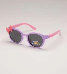 Óculos de Sol Infantil com Lacinho Lilás