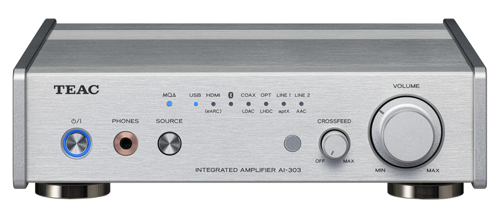 Amplificador Integrado DAC TEAC AI-303 Silver