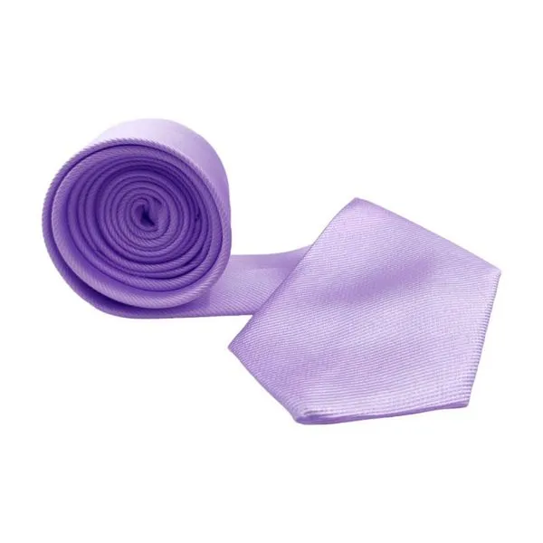 Gravata Slim Social OEM Listrada em 100% Poliéster 140x5 Lavanda Lilás para Casamento e Eventos Masculino Gravata Slim Social OEM Listrada 100% Poliéster 140x5 Lavanda Lilás para Traje Masculino