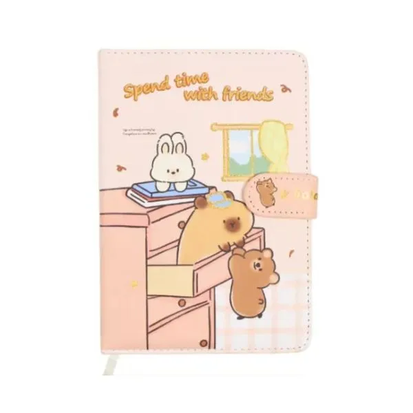 Agenda B6 UNISO Capivara UNISO Estampa 2 com 132 Folhas Papel 80 G-M2 Formato 122 X 171MM 1 Unidade Agenda B6 UNISO Capivara Estampa 2 132 Folhas Papel 80 G-M² Formato 122 X 171MM