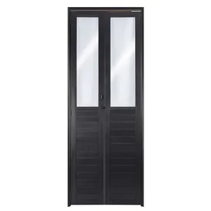 Porta Lambril Camarão Com Visor Direita 210x80 Preto Topsul Esquadrisul