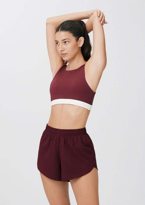 Shorts Feminino Runner Easy Care - Vinho XP