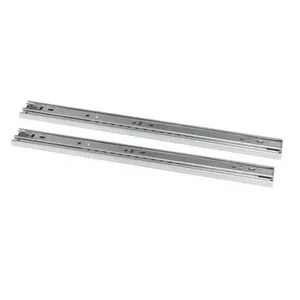 Corrediça Telescópica em Aço Até 35Kg 1 Par Jomarkits Corrediça Telescópica 45x350mm Até 35Kg 01 Par em Aço