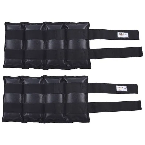 Par Caneleiras De Peso 6kg (ankle Weights Pair 6kg) - Ultrafit - Preto
