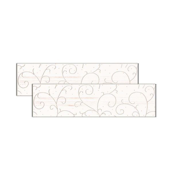 Faixa Harmony White 15x55cm Porto Ferreira