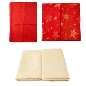 Toalha Mesa Retangular Sortida Natal Poliéster 180x150cm LM3439NTL - honeyhome