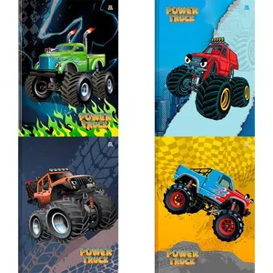 Caderno Brochura 1/4 Power Truck 80 Folhas Sortido - Animativa