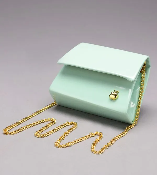 Bolsa Verniz Glamour - PA0020 Verde