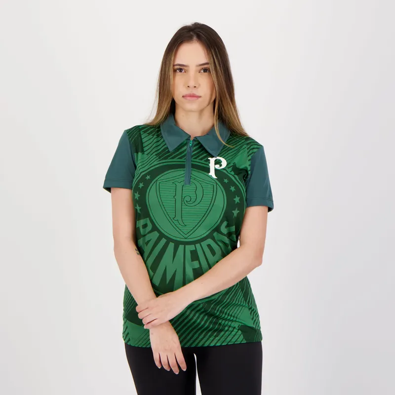Polo Palmeiras Effect Logo II Feminina Verde