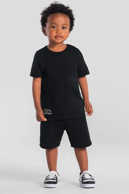 Conjunto infantil menino em malha Brandili -2