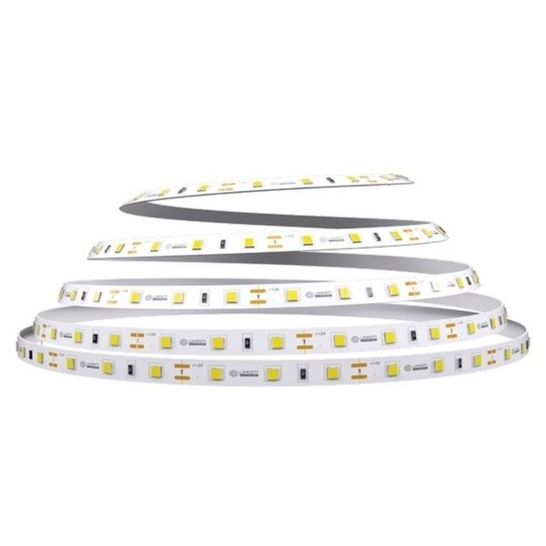 Fita LED 5 Metros 10W/m IP65 810 Lúmens 220V Luminatti Fita de LED 50 Metros 10W/m IP65 810 Lúmens por metro Luz Amarela 220V