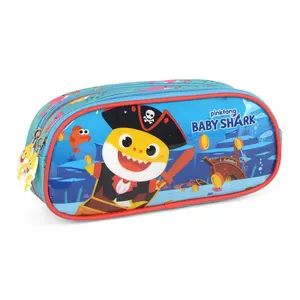 Estojo Escolar Feminino Baby Shark U / Vermelho