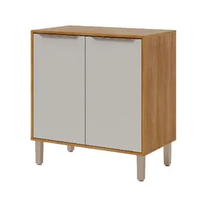 Balcão Cozinha Divina Brilhante 2 Portas Cinamomo Off White - MGM