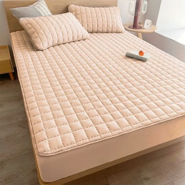 Lençol Impermeável para Colchão Matelado Ultrassônico Microfibra Mini Berço 1 Peça Bege OEM Lençol Impermeável para Colchão Matelado Microfibra Mini Berço 1 Peça Bege OEM