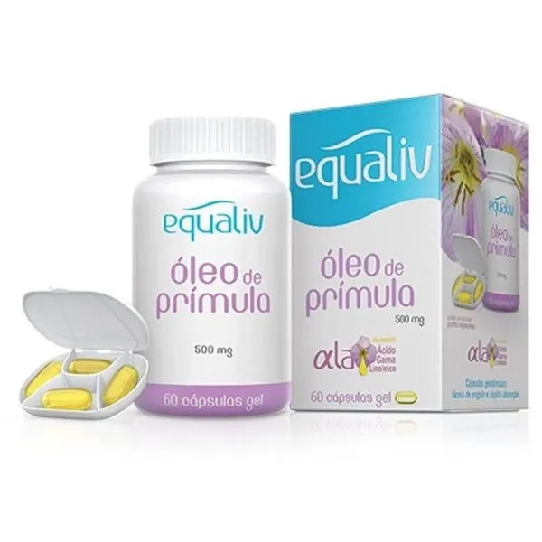 Óleo De Prímula 500mg 60 Cápsulas
