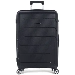 Mala de Viagem Luxcel Média Polo King Preto MF10470PK-M