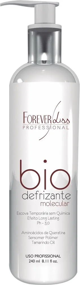 Forever Liss Bio Defrizante Molecular Escova Temporária 240ml