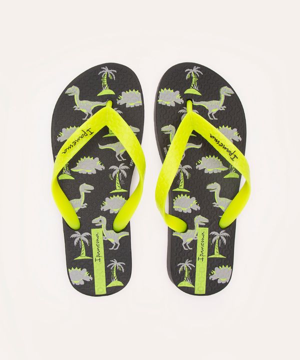 chinelo infantil dinossauro ipanema verde 23-24