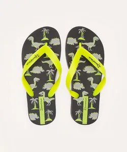 chinelo infantil dinossauro ipanema verde 33-34