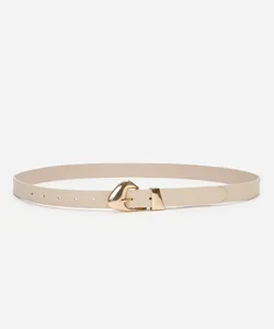 cinto feminino fivela orgânica bege 85CM