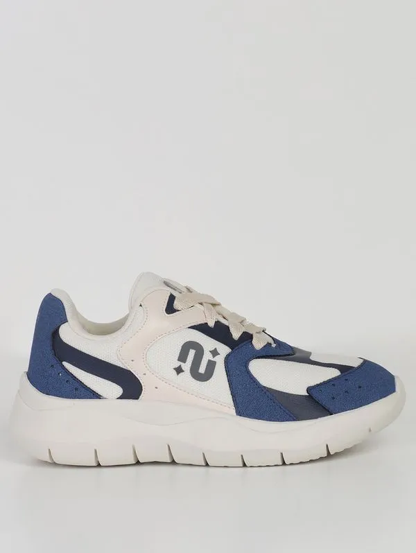 Tênis Super Flex Infantil Para Menino - OFF WHITE/MARINHO 36