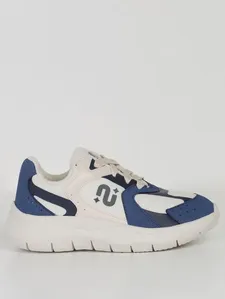 Tênis Super Flex Infantil Para Menino - OFF WHITE/MARINHO 36