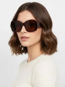 Óculos Quadrado Feminino MARROM