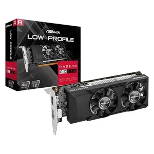 Placa de Vídeo Radeon RX 550 Low Profile 4GB GDDR5 128BITS para Jogos Leves e Multitarefa com HDMI 2.0 e Displayport 1.4 Placa de Vídeo Radeon RX 550 Low Profile 4GB GDDR5 128BITS com HDMI 2.0 e Displayport 1.4 Asrock