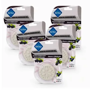 Kit com 5 Pastilhas Bactericida Aromatizante para Ar Condicionado Amora e Jabuticaba