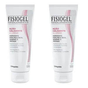 Kit com 2 Unidades de Creme Hidratante Fisiogel Ação Calmante A.I 100g