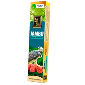 Incensos Massala Riquezas do Amazonas Jambu com Porta Incenso 12 Varetas 6114 - zed black