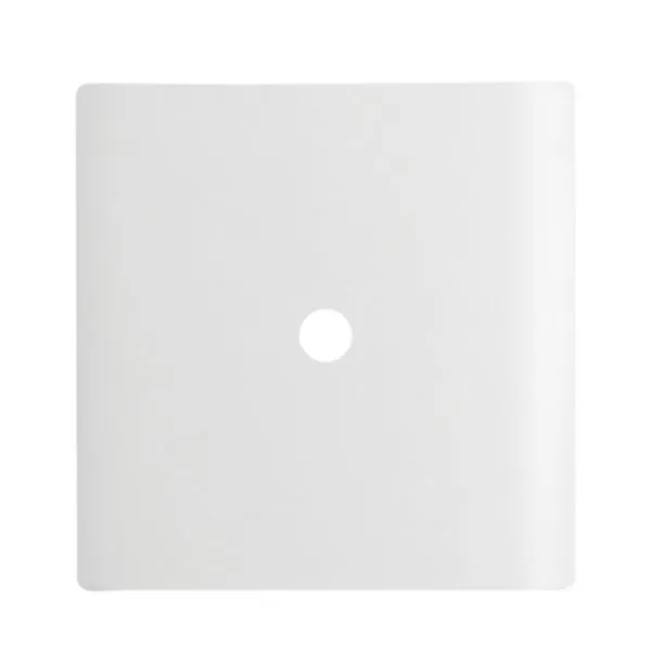 Placa 4x4 com Furo + Suporte Branco da Linha Novara - 1100/45 - DICOMPEL