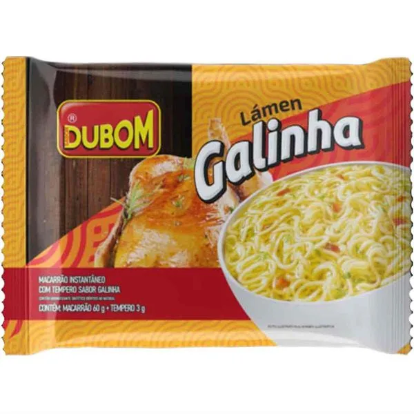 Macarrão Instantâneo Dubom Galinha 63g