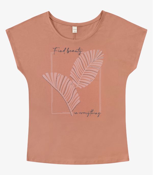 Blusa Feminina Viscotorcion Rovitex Marrom G