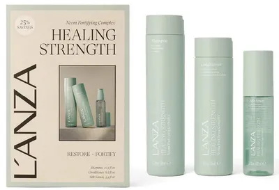 Kit de Tratamento L'Anza Holiday Trio Healing Colorcare para Cabelos Coloridos