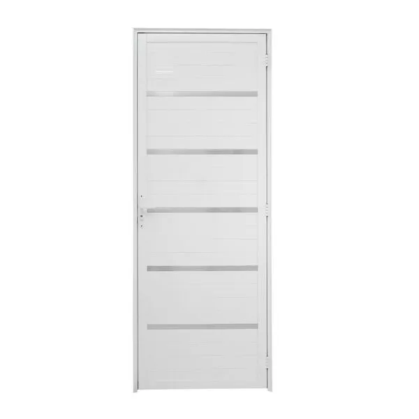 Porta Lambril Solara 80 X 2.10 Branca Lado Direito - Hale