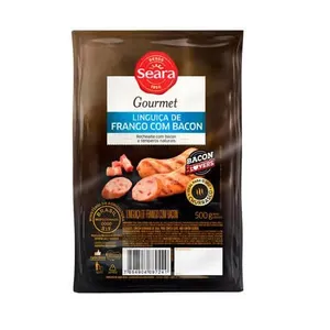Linguiça De Frango Com Bacon Seara Gourmet 500g