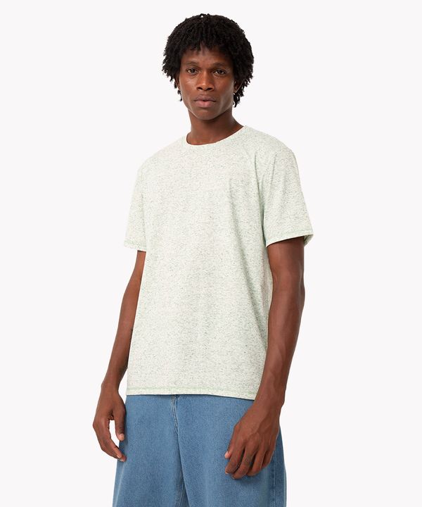 camiseta botonê manga curta verde PP