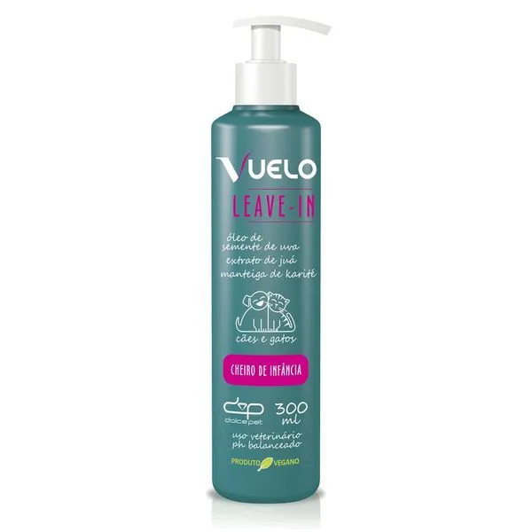 Leave-in Para Cães E Gatos Vuelo Cheiro De Infância 300ml (MP)