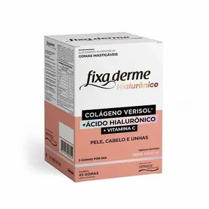 Fixa Derme Hialurônico+Colágeno Verisol com 45 gomas