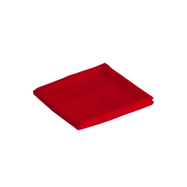 Toalha de Mesa Basic 1 Peça 1,45m x 1,40m 4 Lugares 100% Poliéster Tecido Oxford - Vermelho