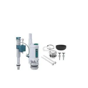 Kit Completo para Caixa Acoplada Saída Dual Flush com Acionador por Pino Superior para Vaso Sanitário Pádova Kit Completo Caixa Acoplada Saída Dual Flush com Acionamento Superior Econômico Pádova