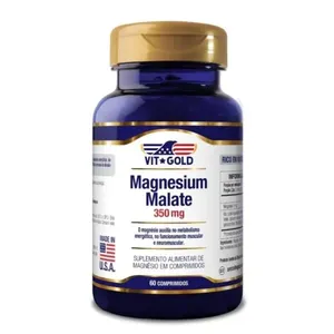 Magnésio Dimalato 350mg Vitgold 60 Comprimidos