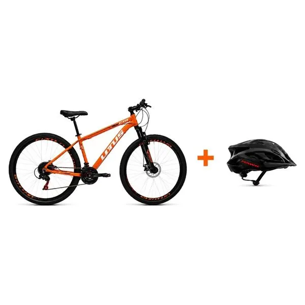 Bicicleta Cairu Aro 29 Lotus Cxr 17.5 21 Velocidades Aluminio Laranja E Preto (MP)