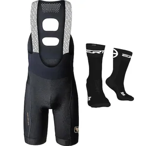 Bretelle de Ciclismo Free Force Performance Gel + Meia - Masculina