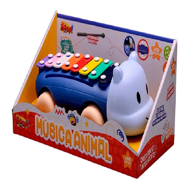 Brinquedo Xilofone Hipopotamo Zoop ZP01223 (MP)