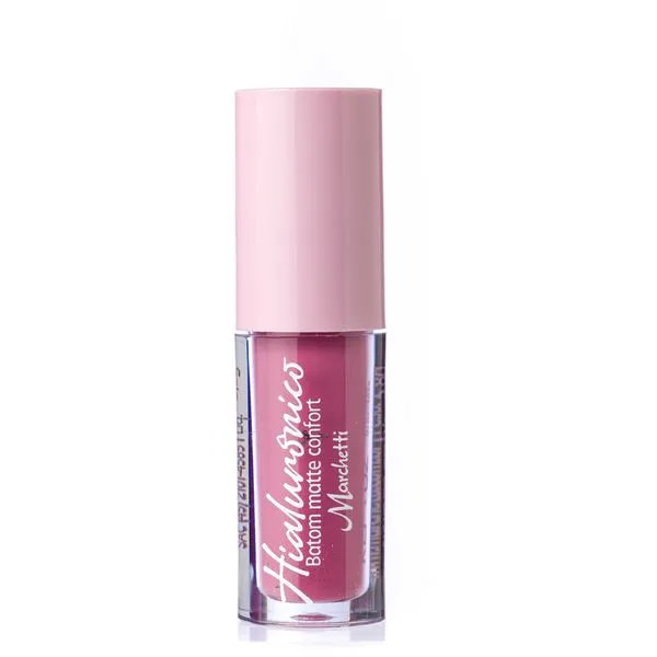 Batom Matte Comfort Marchetti Hialurônico Nude Rosa 02
